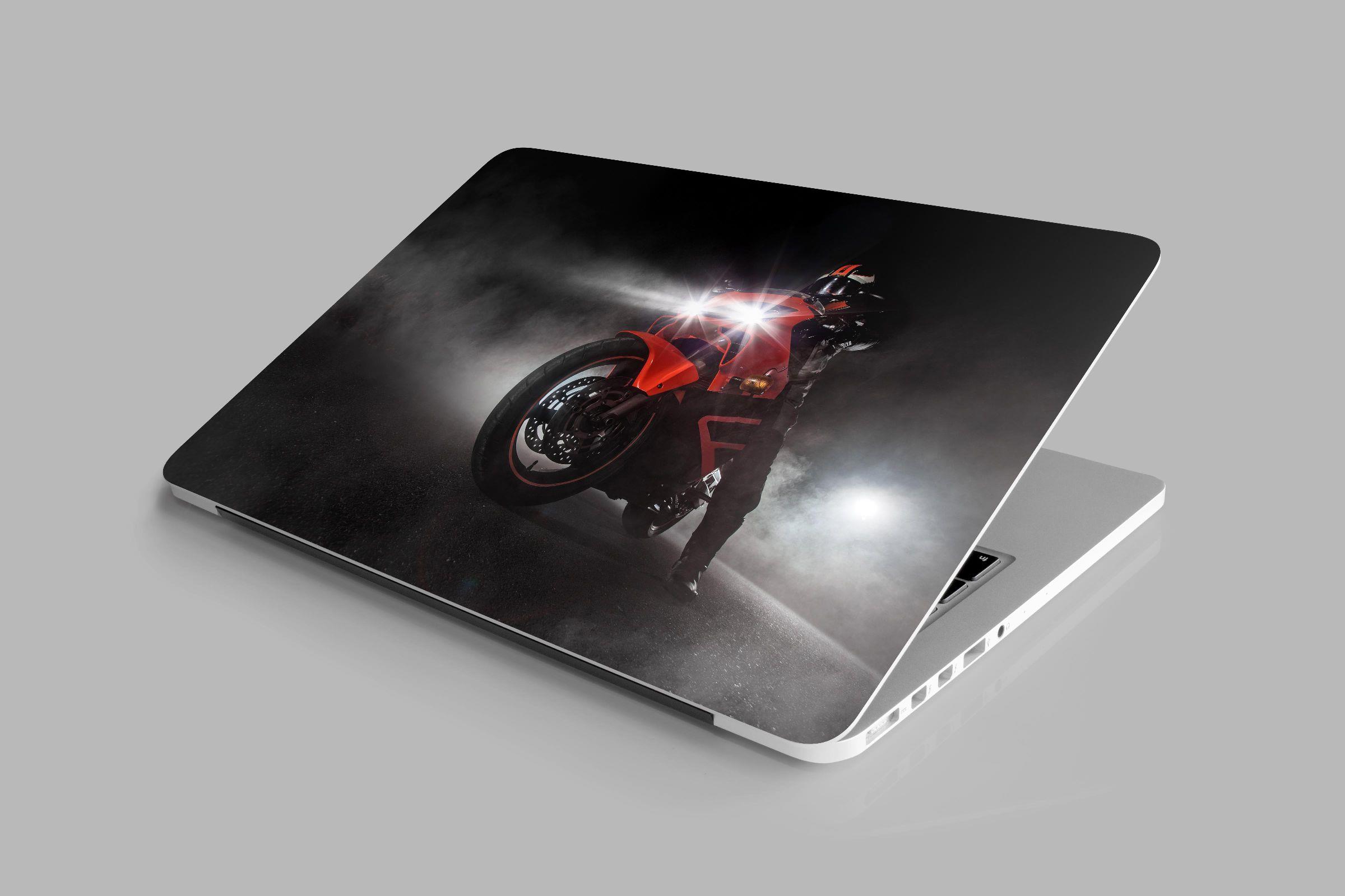 Laptop%20Sticker%20Notebook%20Pc%20Kaplama%20Etiketi%20Motorsikletli%20Adam