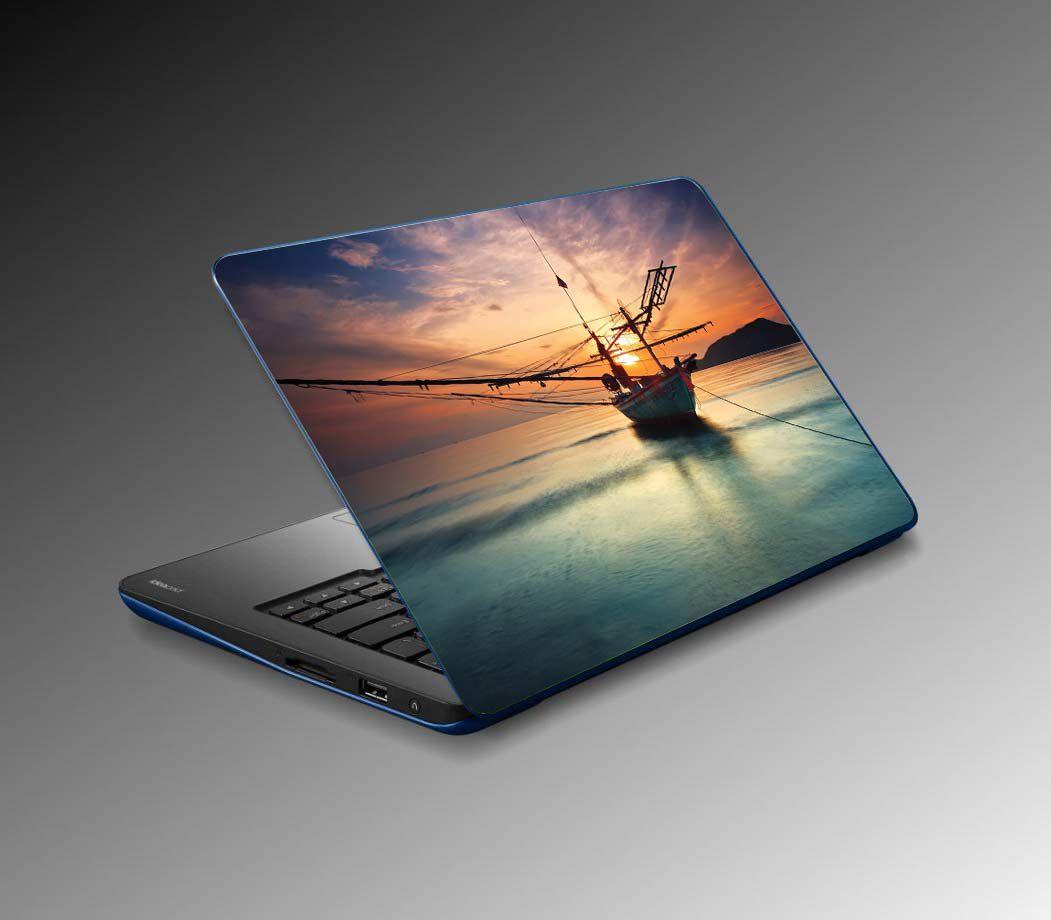 Laptop%20Sticker%20Notebook%20Pc%20Kaplama%20Etiketi%20Boat%20At%20Sunset