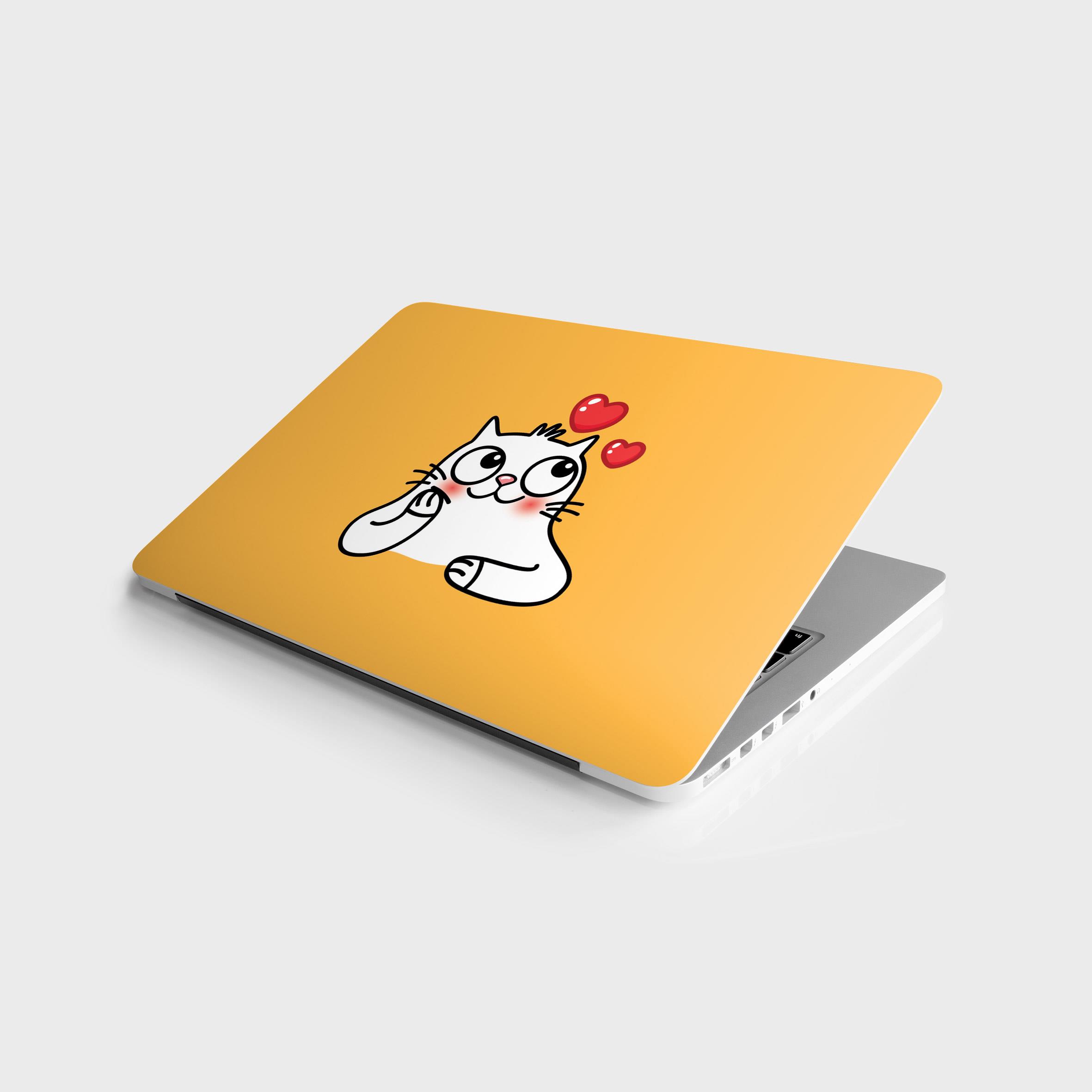 Laptop%20Sticker%20Bilgisayar%20Notebook%20Pc%20Kaplama%20Etiketi%20Kedi%20Kalpler