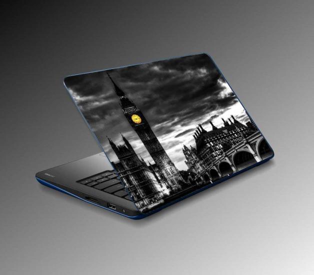 Laptop Sticker Notebook Pc Kaplama Etiketi İngiltere Saat Kulesi