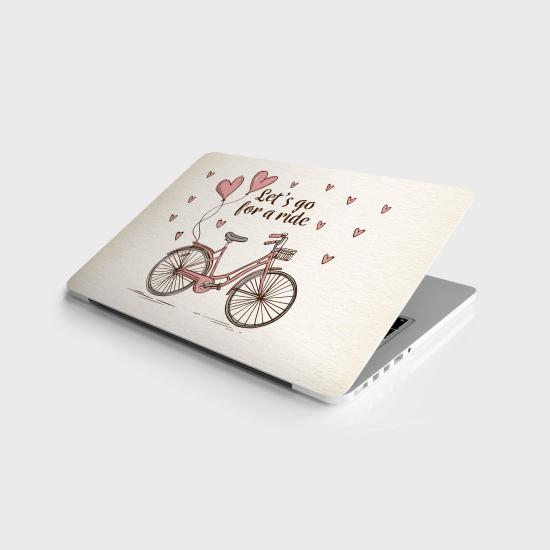 Laptop Sticker Notebook Pc Kaplama Etiketi Lets Go For A Ride