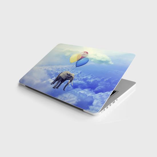 Laptop Sticker Notebook Pc Kaplama Etiketi Fil Balon