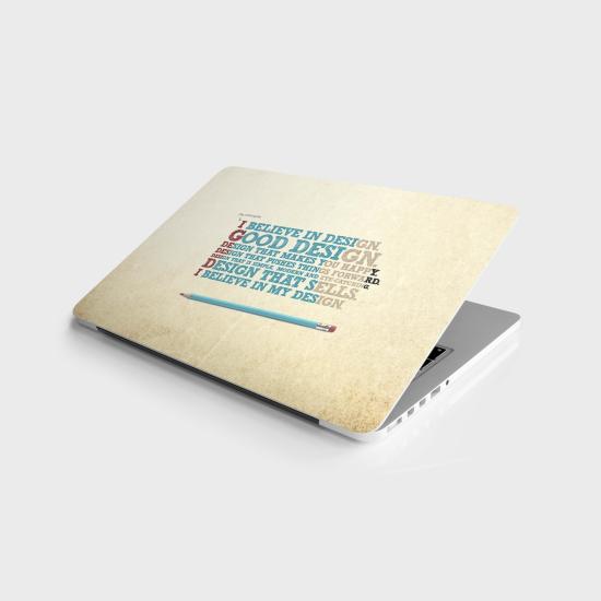 Laptop Sticker Notebook Pc Kaplama Etiketi Tasarıma İnan