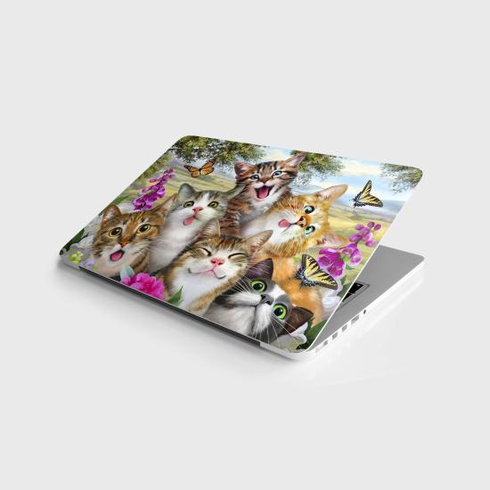 Laptop Sticker Notebook Pc Kaplama Etiketi Kedicikler