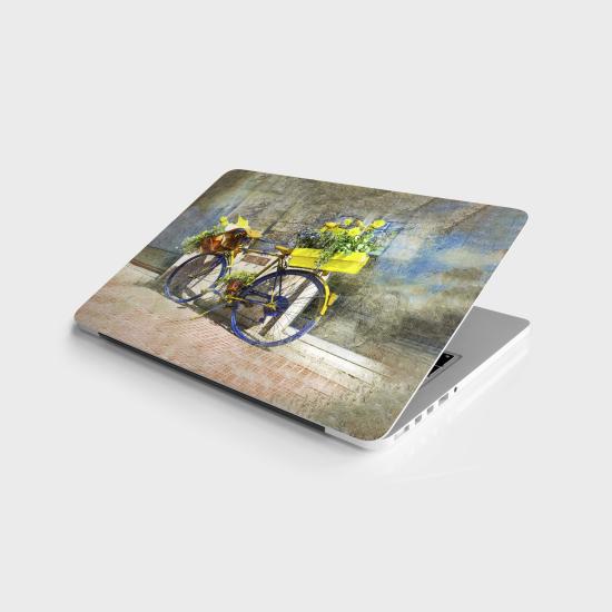 Laptop Sticker Notebook Pc Kaplama Etiketi Bike