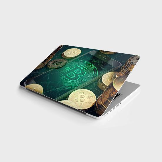 Laptop Sticker Bilgisayar Notebook Pc Kaplama Etiketi BitCoin Telefon