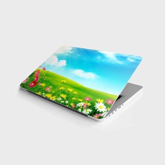 Laptop Sticker Bilgisayar Notebook Pc Kaplama Etiketi Doğa Çiçekler