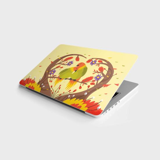 Laptop Sticker Bilgisayar Notebook Pc Kaplama Etiketi Love Birds