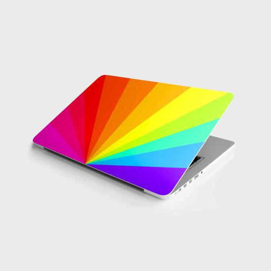 Laptop Sticker Bilgisayar Notebook Pc Kaplama Etiketi Rainbow Colors