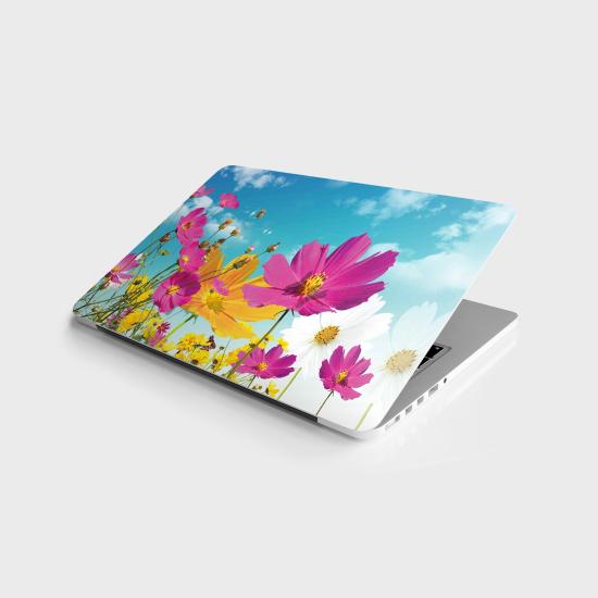 Laptop Sticker Bilgisayar Notebook Pc Kaplama Etiketi Çiçek Gökyüzü