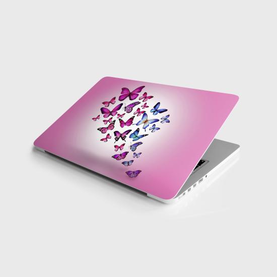 Laptop Sticker Notebook Pc Kaplama Etiketi Kelebekler