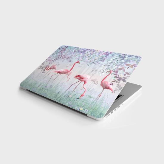 Laptop Sticker Bilgisayar Notebook Pc Kaplama Etiketi Flamingo