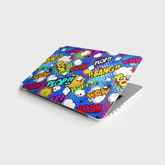 Laptop Sticker Bilgisayar Notebook Pc Kaplama Etiketi Boom Bang