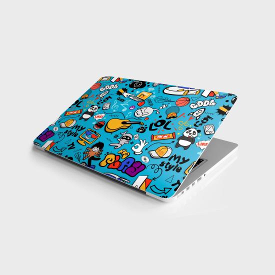 Laptop Sticker Bilgisayar Notebook Pc Kaplama Etiketi Cool Bomb