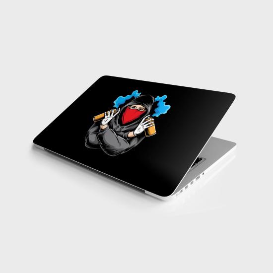 Laptop Sticker Bilgisayar Notebook Pc Kaplama Etiketi Graffiti Sprey