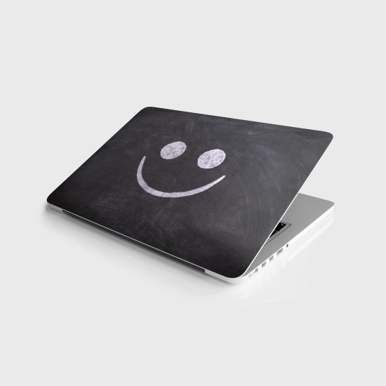 Laptop Sticker Notebook Pc Kaplama Etiketi Gülümse