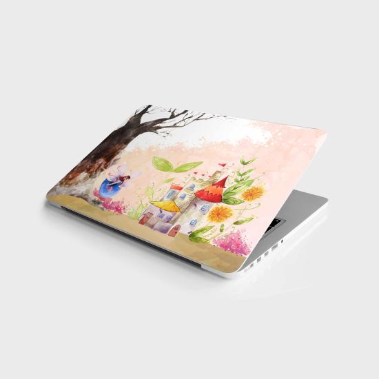 Laptop Sticker Bilgisayar Notebook Pc Kaplama Etiketi Çocuk Ağaç