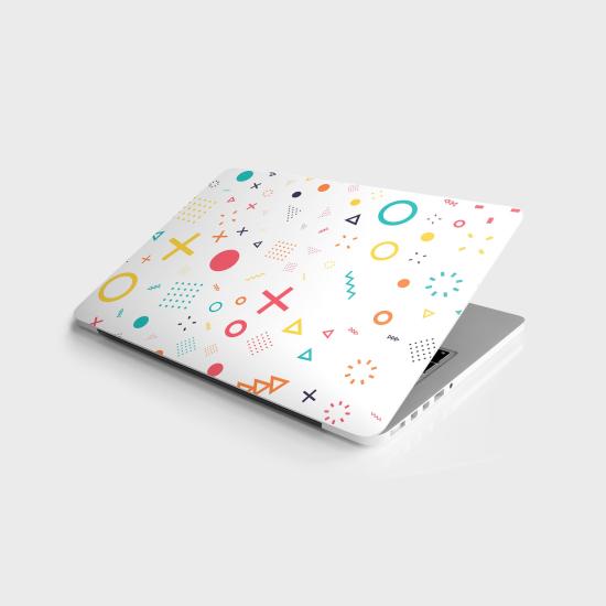 Laptop Sticker Bilgisayar Notebook Pc Kaplama Etiketi Geometrik Çizim