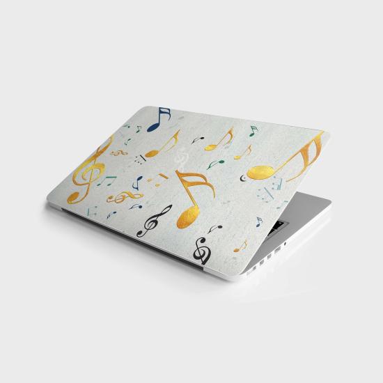 Laptop Sticker Bilgisayar Notebook Pc Kaplama Etiketi Renkli Notalar