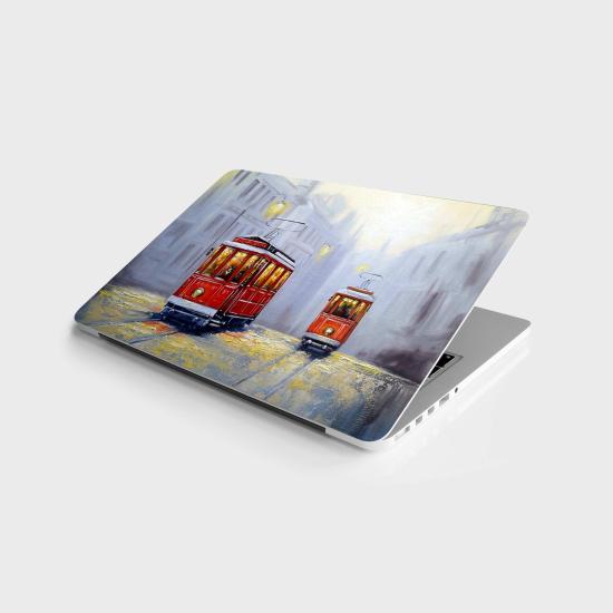 Laptop Sticker Bilgisayar Notebook Pc Kaplama Etiketi Tranway Yağlıboya