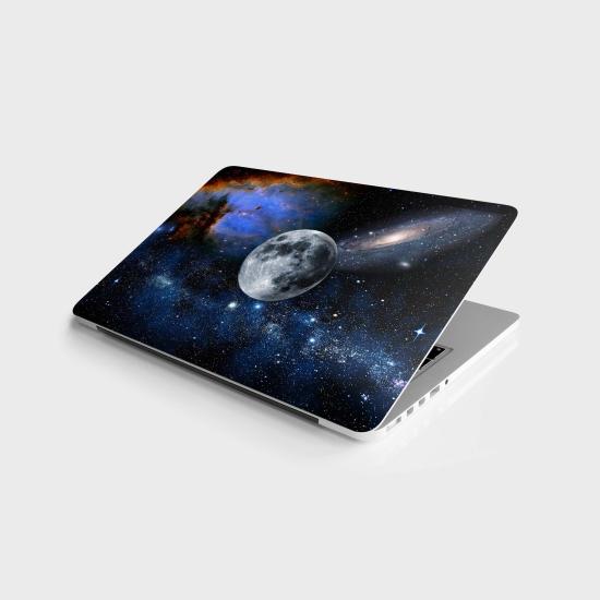 Laptop Sticker Bilgisayar Notebook Pc Kaplama Etiketi Uzay Manzarası