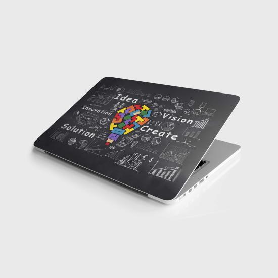 Laptop Sticker Notebook Pc Kaplama Etiketi Solution